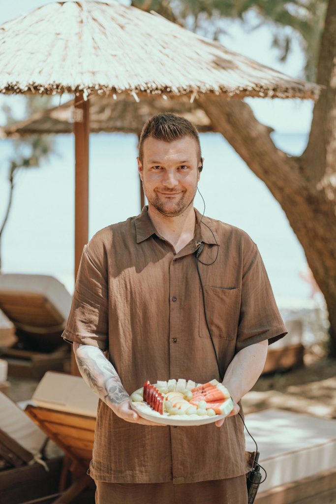 Team member at Seya Beach Bar, Zakynthos